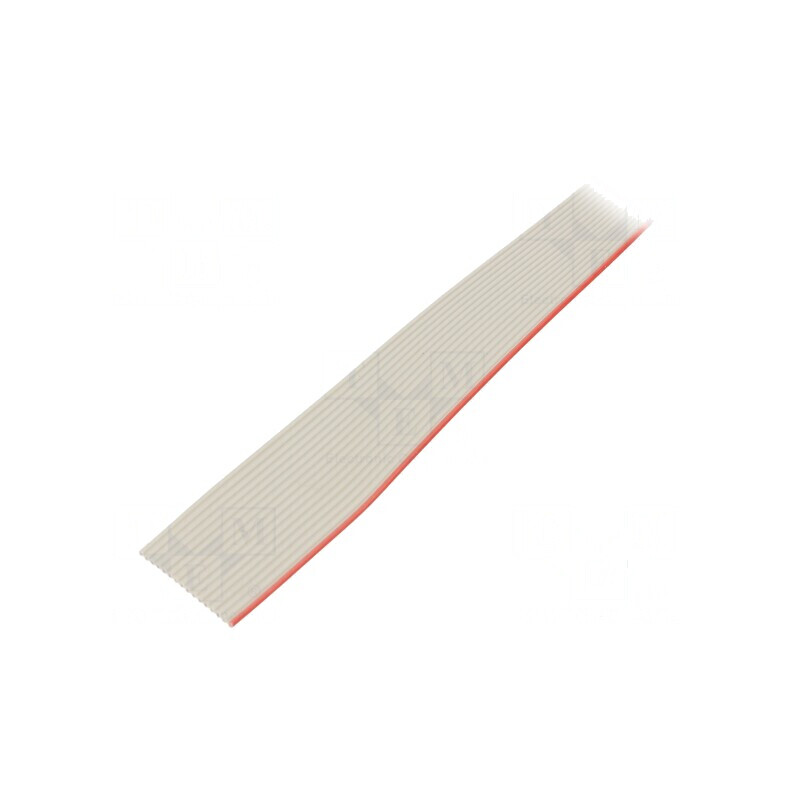Cablu bandă litat PVC gri 100m | Electronic-mag.ro | Componente Electronice