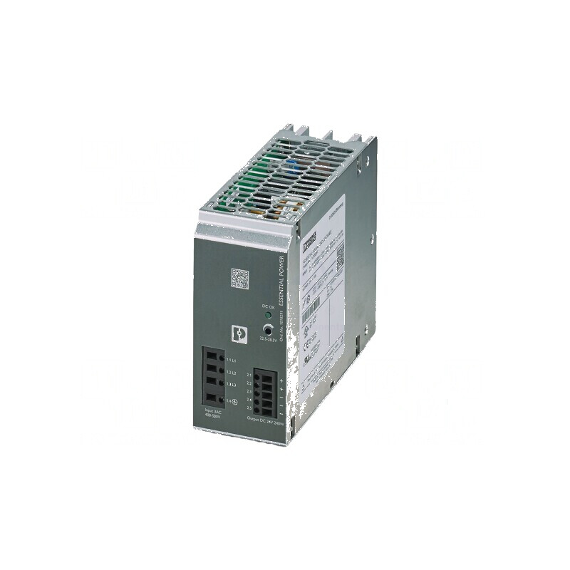 Alimentator pulsatoriu pentru şină DIN 240W 24VDC 0÷10A IP20 | Electronic-mag.ro | Componente Electronice