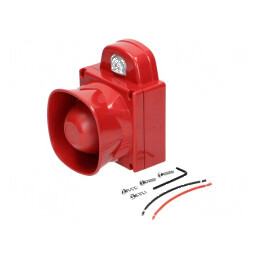 Semnalizator luminos și acustic 12-28VDC | Electronic-mag.ro | Componente Electronice