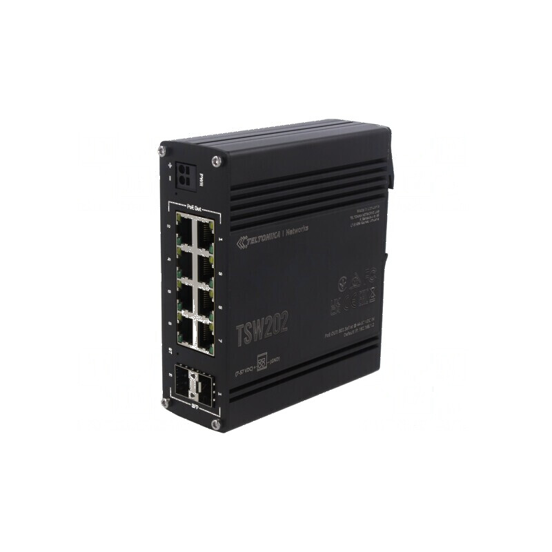 Switch PoE Ethernet administrabil 10 porturi | Electronic-mag.ro | Componente Electronice