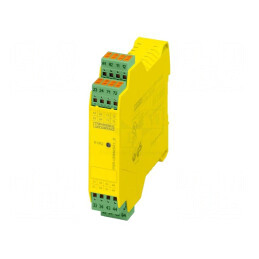 Releu de siguranţă 24VDC IN: 2 pentru şină DIN | Electronic-mag.ro | Componente Electronice