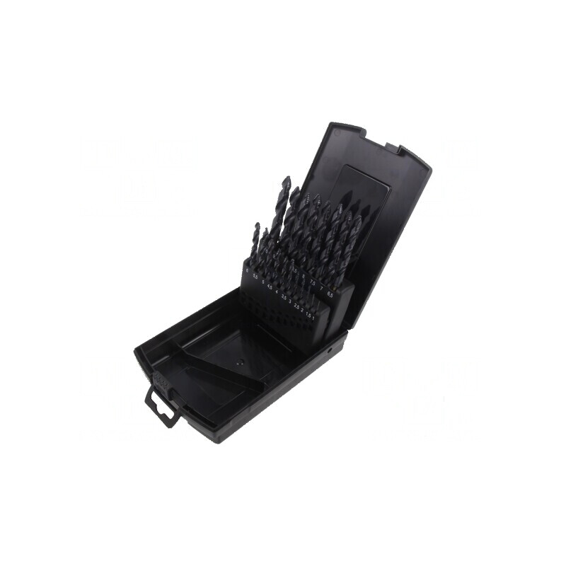 Burghie pentru metal cu cobalt - Set de 19 bucăți | Electronic-mag.ro | Componente Electronice