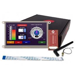 Afişaj TFT 7 inch 800x480 8MB RAM, 16Mb FLASH 500cd/m2 cu ESP32 | Electronic-mag.ro | Componente Electronice