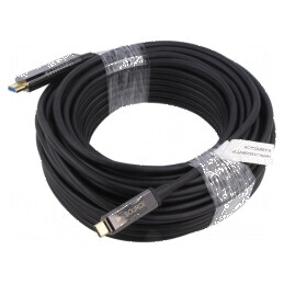 Adaptor HDMI 2.0 și USB C 20m negru | Electronic-mag.ro | Componente Electronice
