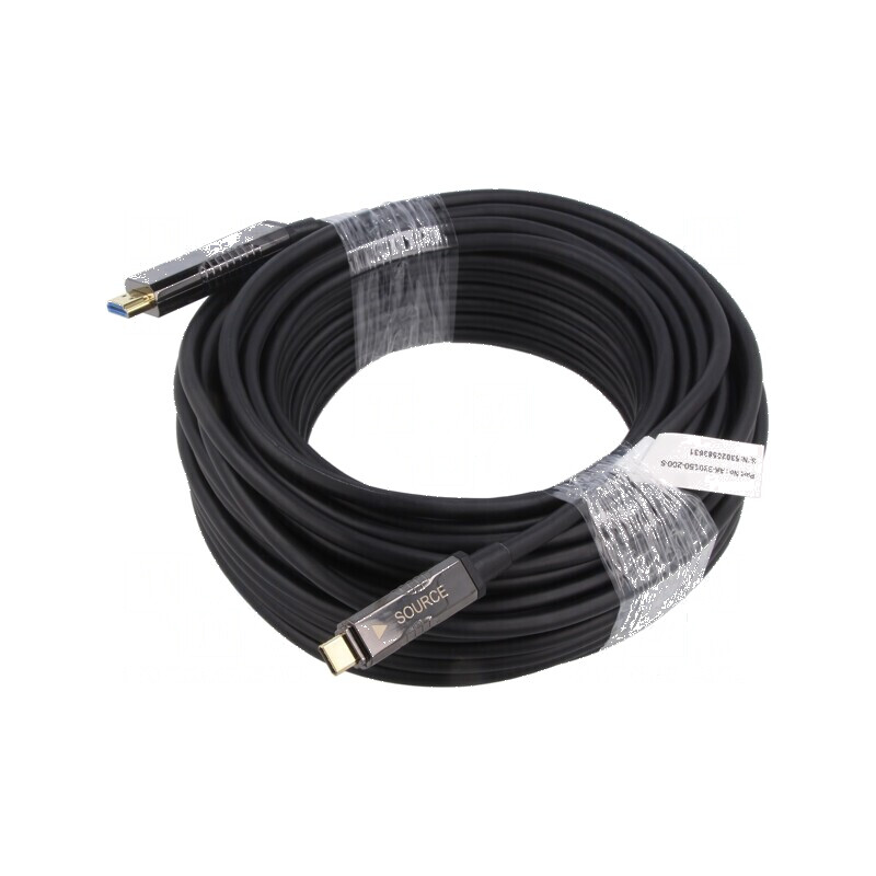Adaptor HDMI 2.0 și USB C 20m negru | Electronic-mag.ro | Componente Electronice