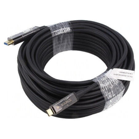 Adaptor HDMI 2.0 și USB C 20m negru | Electronic-mag.ro | Componente Electronice