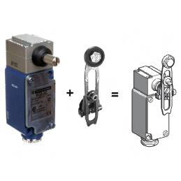 Limitator cursă NC NO IP65,IP67 -25÷70°C metal 29mm - Model Standard | Electronic-mag.ro | Componente Electronice