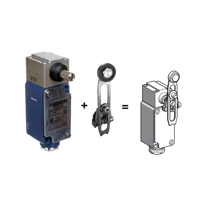 Limitator cursă NC NO IP65,IP67 -25÷70°C metal 29mm - Model Standard | Electronic-mag.ro | Componente Electronice