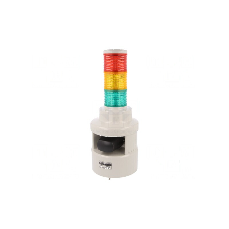 Coloană de semnalizare LED roşu/ambră/verde | Electronic-mag.ro | Componente Electronice