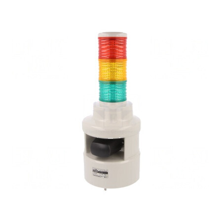 Coloană de semnalizare LED roşu/ambră/verde | Electronic-mag.ro | Componente Electronice
