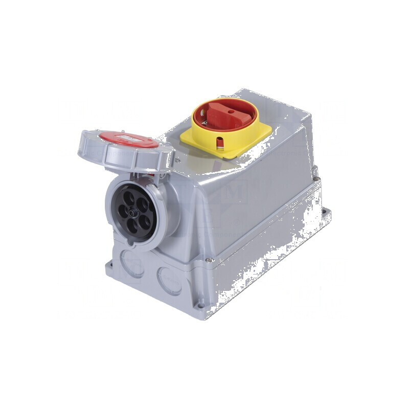 Conector alimentare AC trifazate soclu mamă IP67 | Electronic-mag.ro | Componente Electronice