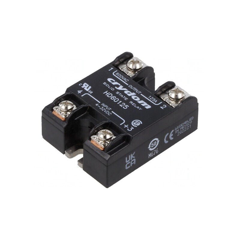 Releu semiconductor Ucom 125A 48÷660VAC | Electronic-mag.ro | Componente Electronice