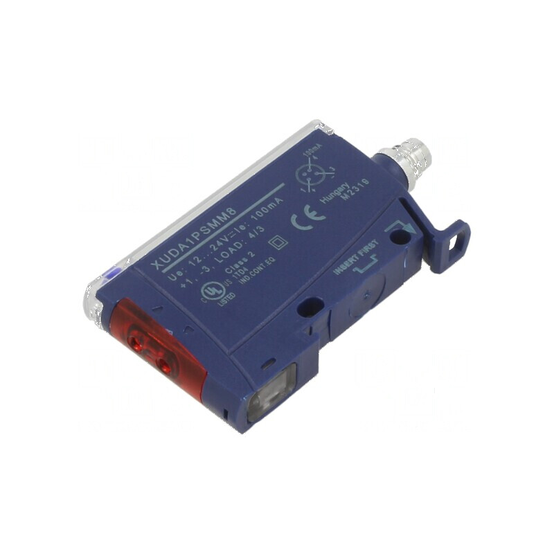 Senzor amplificator fibră optică PNP cu terminal M8 | Electronic-mag.ro | Componente Electronice