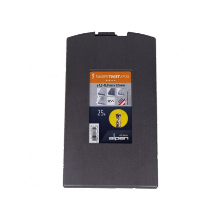 Set de burghie pt.lemn oţel rapid HSS TIMBER TWIST - 25 buc. | Electronic-mag.ro | Componente Electronice