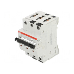 Întrerupător de supracurent 415VAC Inom: 2A Poli: 3 Caract: C - Disjunctor trifazat | Electronic-mag.ro | Componente Electronice