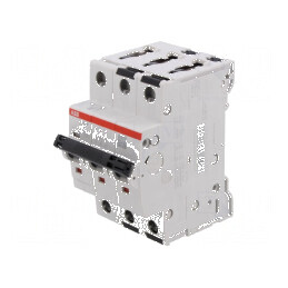 Întrerupător de supracurent 415VAC Inom: 4A Poli: 3 Caract: C - Întrerupător de supracurent 415VAC 4A 3P C | Electronic-mag.ro | Componente Electronice