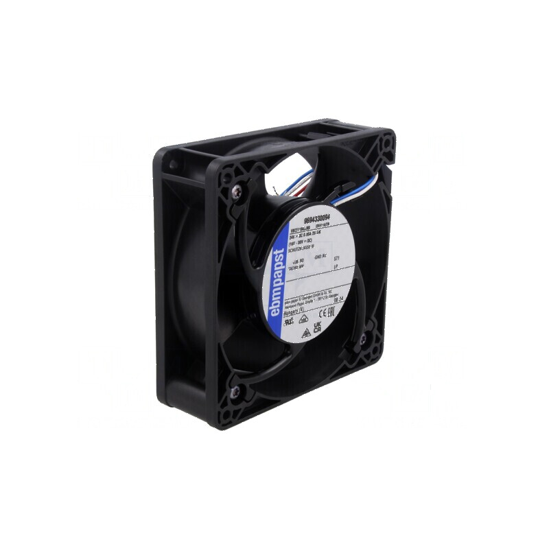 Ventilator axial DC 24VDC 119x119x38mm IP54,IP68 | Electronic-mag.ro | Componente Electronice