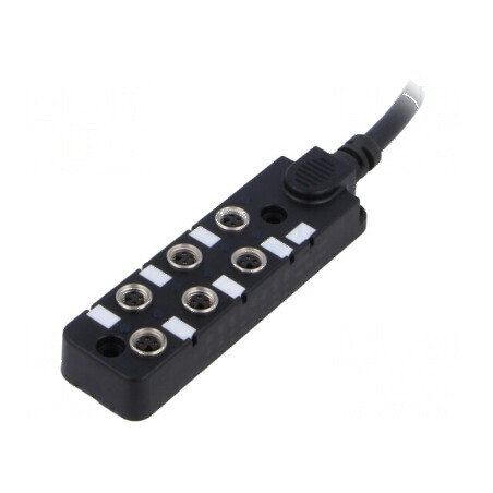 Cutie de conexiuni M8 PIN: 3 - 10m soclu 3A -20÷80°C IP67 IN: 6 | Electronic-mag.ro | Componente Electronice