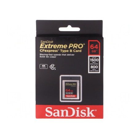 Card de memorie Extreme Pro CFexpress B 1500MB/s 800MB/s | Electronic-mag.ro | Componente Electronice