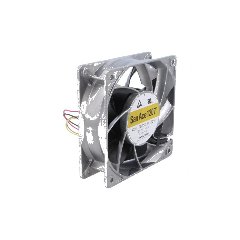 Ventilator axial 24VDC 120x120x38mm 360m3/h 58dBA | Electronic-mag.ro | Componente Electronice