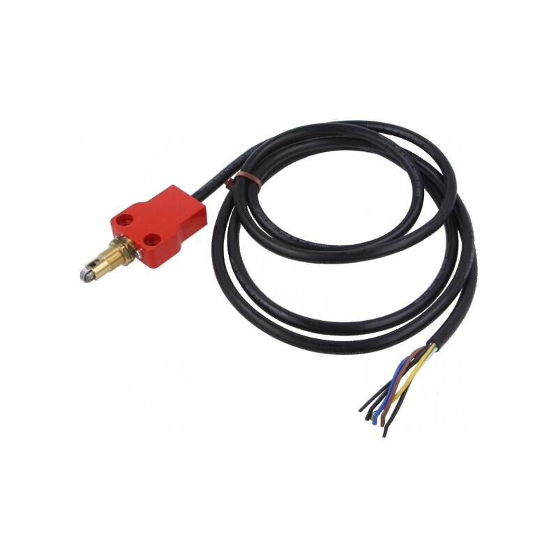 Limitator cursă NO NC 10A max.250VAC cablu 2m IP66 metal | Electronic-mag.ro | Componente Electronice
