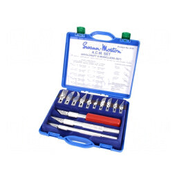 Set de cuțite din oțel carbon - 16 buc. | Electronic-mag.ro | Componente Electronice