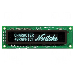 Afişaj VFD grafic 140x16 350-700 cd/m2 Temp -40-85°C PIN 21 | Electronic-mag.ro | Componente Electronice