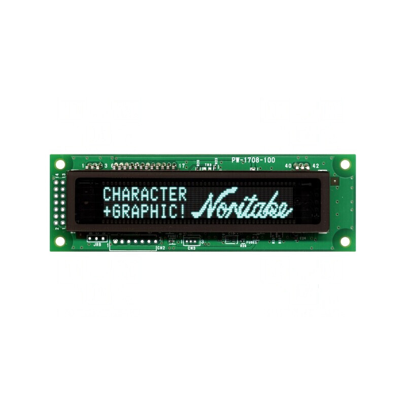 Afişaj VFD grafic 140x16 350-700 cd/m2 Temp -40-85°C PIN 21 | Electronic-mag.ro | Componente Electronice