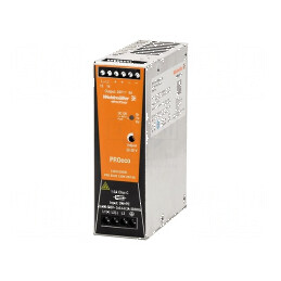 Alimentator pulsatoriu pentru şină DIN 120W 24VDC 5A | Electronic-mag.ro | Componente Electronice