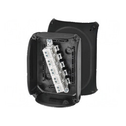 Carcasă de conexiuni IP66 de dimensiuni 130mm x 180mm x 77mm | Electronic-mag.ro | Componente Electronice