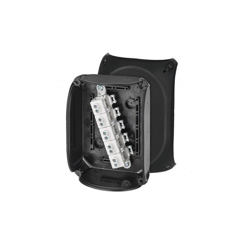 Carcasă de conexiuni IP66 de dimensiuni 130mm x 180mm x 77mm | Electronic-mag.ro | Componente Electronice