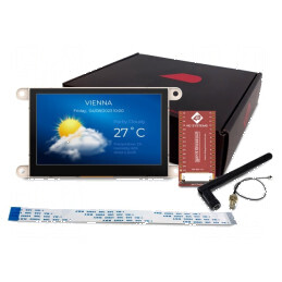 Afişaj TFT 4,3 inch 800x480 8MBRAM,16MbFLASH 540cd/m2 cu ESP32 | Electronic-mag.ro | Componente Electronice
