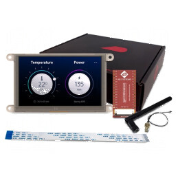 Afişaj TFT 5 inch 800x480 8MBRAM,16MbFLASH 600cd/m2 uC: ESP32 | Electronic-mag.ro | Componente Electronice