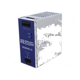 Alimentator pulsatoriu 24VDC 20A DIN 480W | Electronic-mag.ro | Componente Electronice