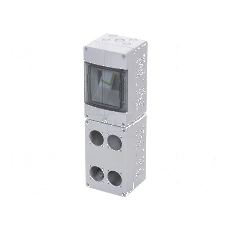 Carcasă gri pentru aparatură modulară STV | Electronic-mag.ro | Componente Electronice