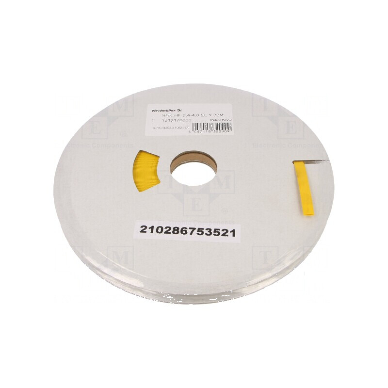 Manşon termocontractabil galben 4,8mm L: 30m | Electronic-mag.ro | Componente Electronice