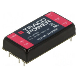 Convertor DC/DC 60W 9-36V to 12VDC 5000mA 2x1 | Electronic-mag.ro | Componente Electronice