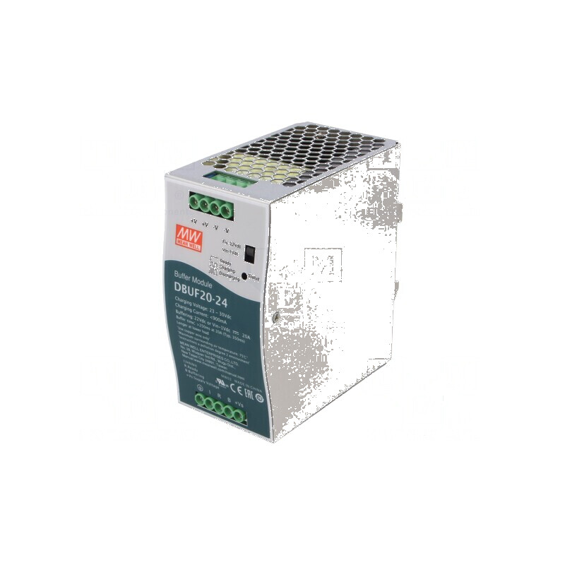 Modul cu buffer pentru șină DIN 24VDC 20A 23÷30VDC -25÷75°C | Electronic-mag.ro | Componente Electronice