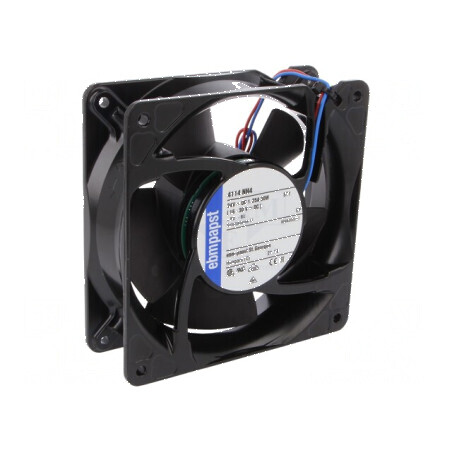 Ventilator axial DC 24VDC 119x119x38mm 355m3/h 67dBA | Electronic-mag.ro | Componente Electronice