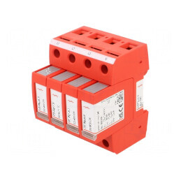 Limitator de supratensiuni Tip 2 pentru şină DIN IP20 | Electronic-mag.ro | Componente Electronice