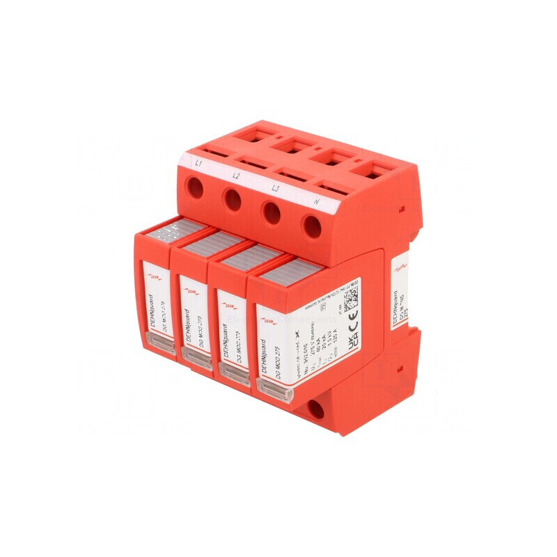 Limitator de supratensiuni Tip 2 pentru şină DIN IP20 | Electronic-mag.ro | Componente Electronice