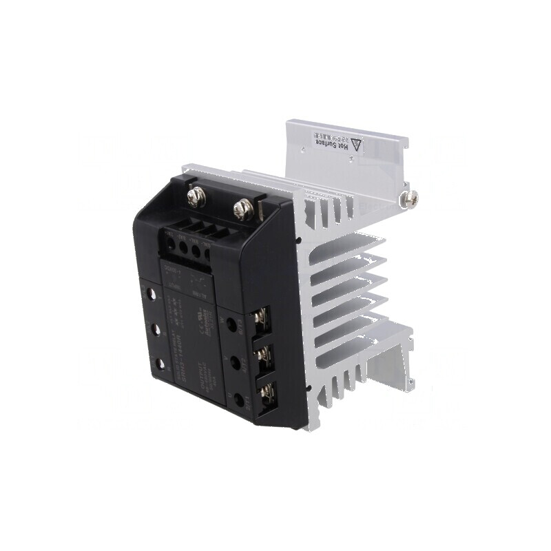 Releu semiconductor trifazat 40A Uîntrerup 48 ÷ 480VAC | Electronic-mag.ro | Componente Electronice