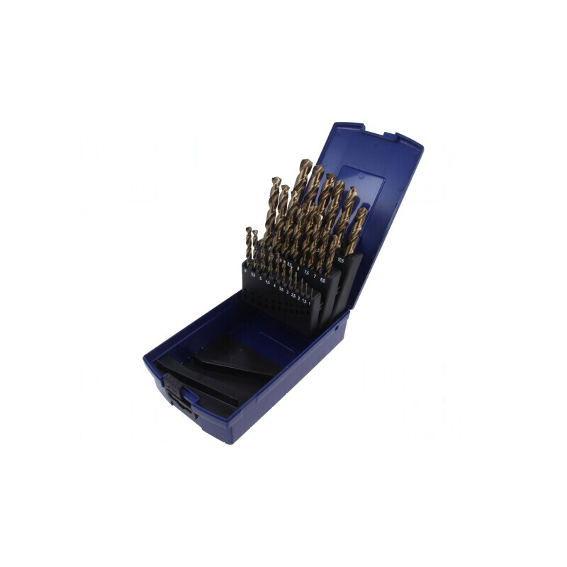 Set de burghie cu cobalt pentru metal 25 buc. | Electronic-mag.ro | Componente Electronice