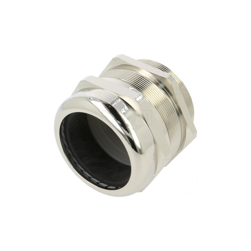 Garnitură de etanşare cu împământare M63 1,5 IP68 din alamă | Electronic-mag.ro | Componente Electronice