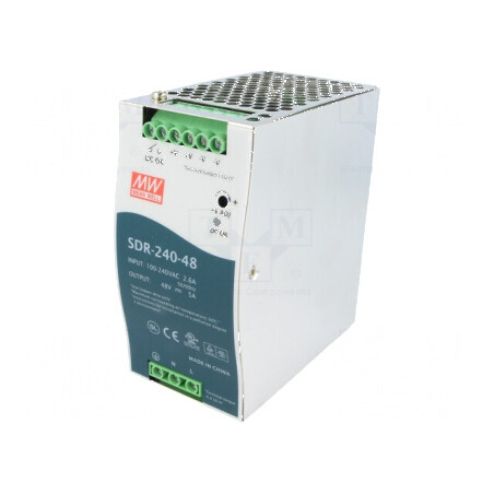 Alimentator pulsatoriu 240W 48VDC 5A DIN 1 | Electronic-mag.ro | Componente Electronice
