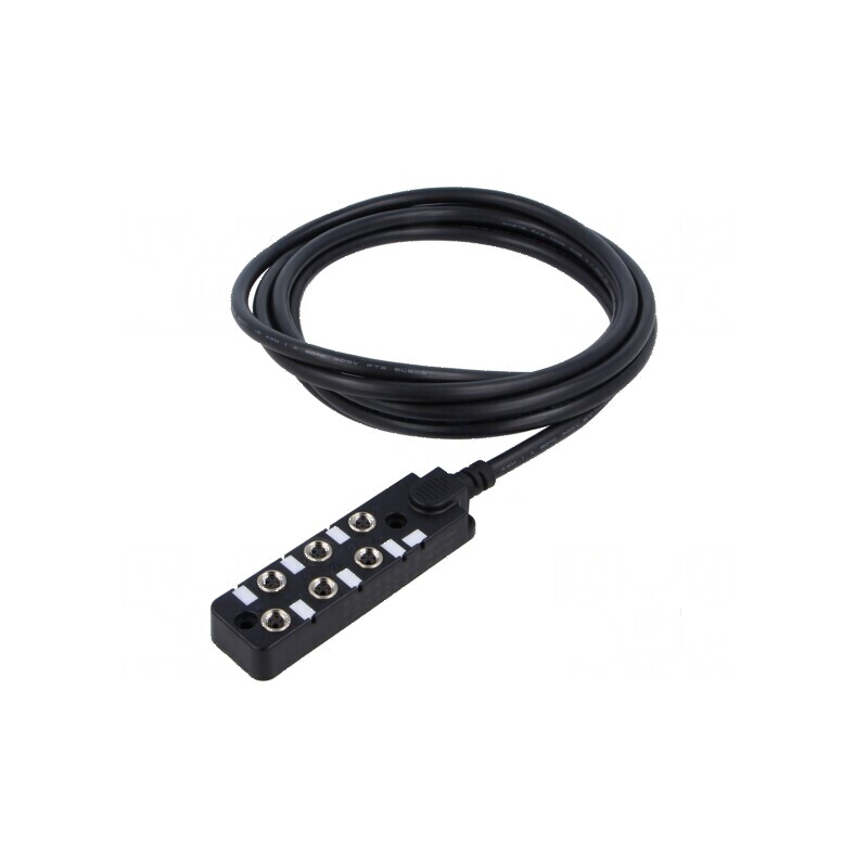 Cutie de conexiuni M8 PIN: 3 3m - IP67 | Electronic-mag.ro | Componente Electronice