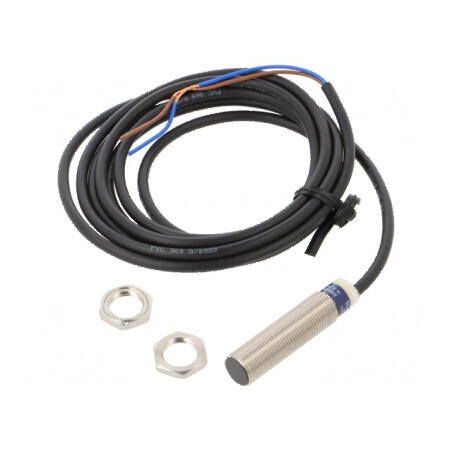 Senzor inductiv cu 2 cabluri NC 0-4mm 24-240VAC M12 | Electronic-mag.ro | Componente Electronice