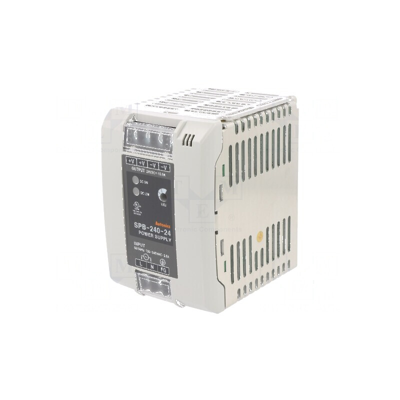 Alimentator pulsatoriu pentru şină DIN 240W 24VDC 10A IP20 | Electronic-mag.ro | Componente Electronice
