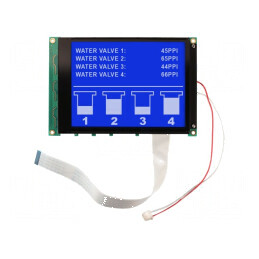 Afişaj grafic LCD albastru 320x240 mm | Electronic-mag.ro | Componente Electronice