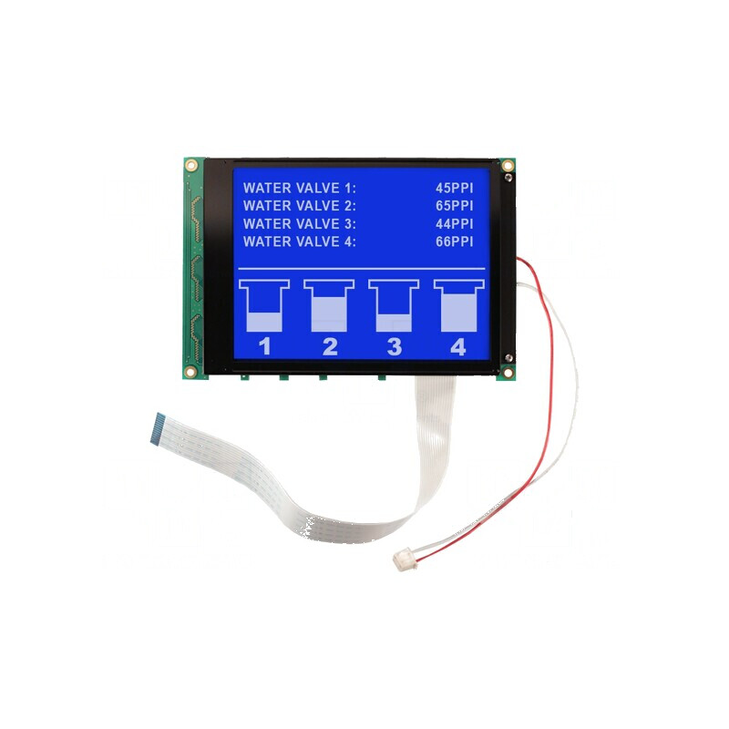 Afişaj grafic LCD albastru 320x240 mm | Electronic-mag.ro | Componente Electronice